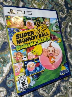 PlayStation 5 Super Monkey Ball Banana Mania - Green/Yellow Cover